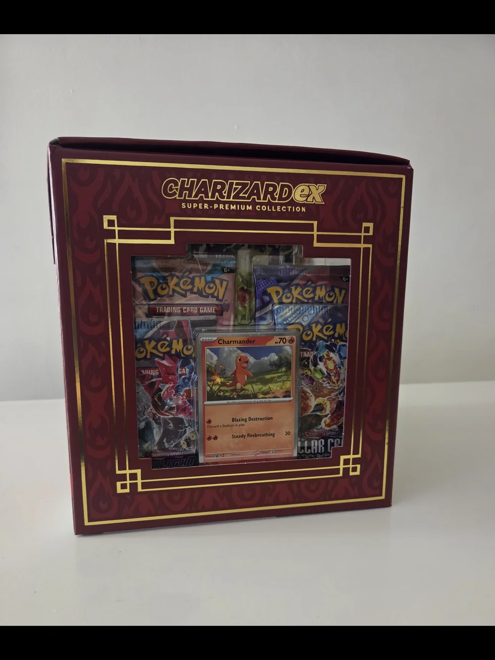Pokemon TCG: Charizard ex Super-Premium Collection Kit Promo Box English